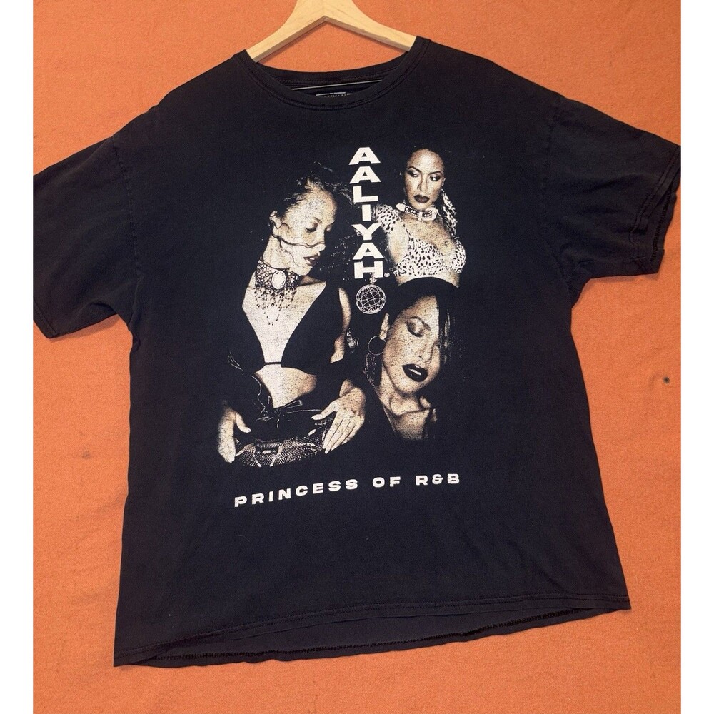 Aaliyah Princess Of R&B Greatest Hits Shirt Size XL